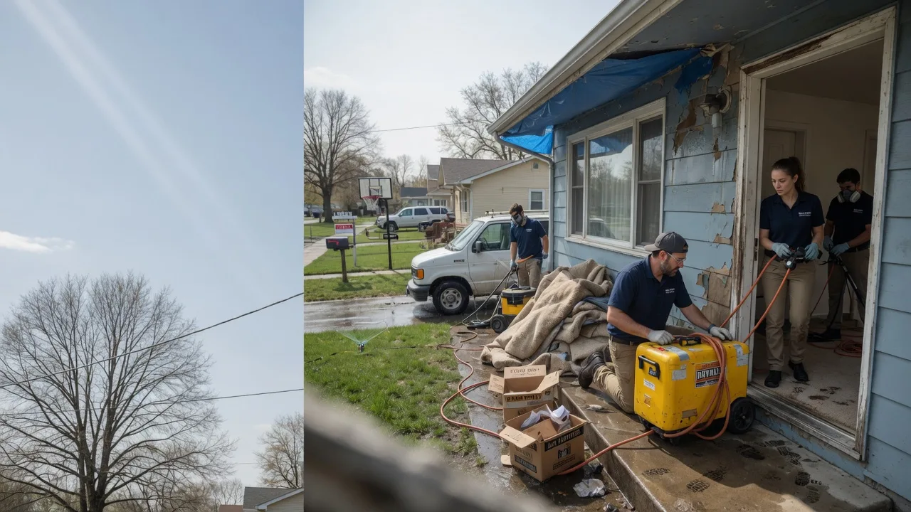 Basement Flood Cleanup in Gill, CO near me